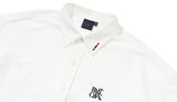 ROMANTIC CROWN(ロマンティック クラウン)  RECENT LOGO OXFORD SHIRT_WHITE