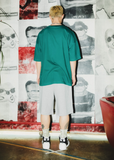 Crump (クランプ) TWO-TUCK WIDE LONG SWEATER HALF-SHORTS(CP0188-1)