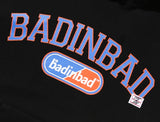 ベドインベド(BADINBAD) COLLEGE FONT HEAVY WEIGHT HOODIE_BLACK