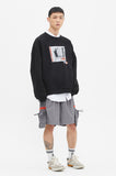 ベドインベド(BADINBAD) GALLERY LOGO SWEATSHIRT_BLACK