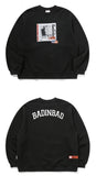 ベドインベド(BADINBAD) GALLERY LOGO SWEATSHIRT_BLACK