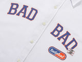 ベドインベド(BADINBAD) BAD OG LOGO SHIRT_WHITE