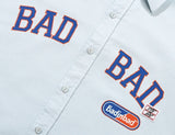 ベドインベド(BADINBAD) BAD OG LOGO SHIRT_SKY BLUE