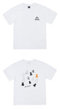 AQO_studiospace(アコスタジオスペース)  AQO BEAR DRAWING T-SHIRTS WHITE