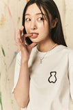 AQO_studiospace(アコスタジオスペース)  AQO BEAR STANDARD T-SHIRTS WHITE