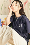 AQO_studiospace(アコスタジオスペース)  AQO BEAR STANDARD T-SHIRTS NAVY