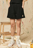 AQO_studiospace(アコスタジオスペース) ] AQO BEAR WAFFLE SHORTS BLACK