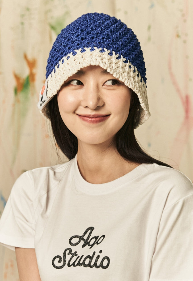 AQO_studiospace(アコスタジオスペース) AQO SUMMER BUCKET HAT BLUE