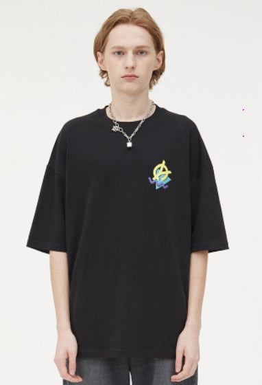 オーワイ(OY) CLIP ART LOGO T-BLACK