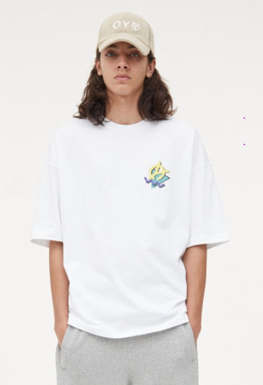 オーワイ(OY) CLIP ART LOGO T-WHITE