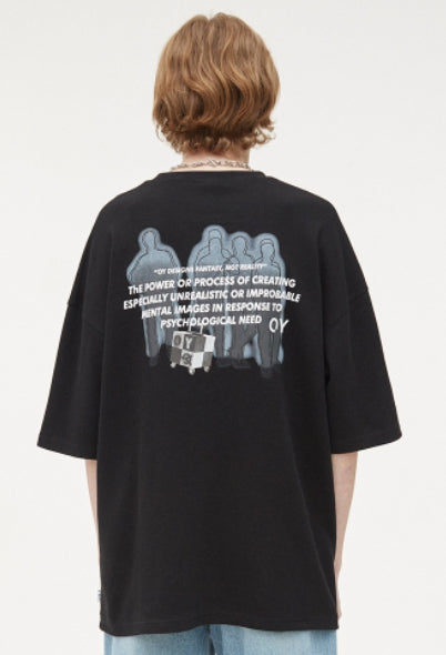 オーワイ(OY)  TOUR LOGO T-BLACK