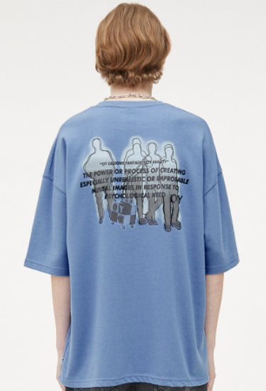 オーワイ(OY)  TOUR LOGO T-PAUL BLUE