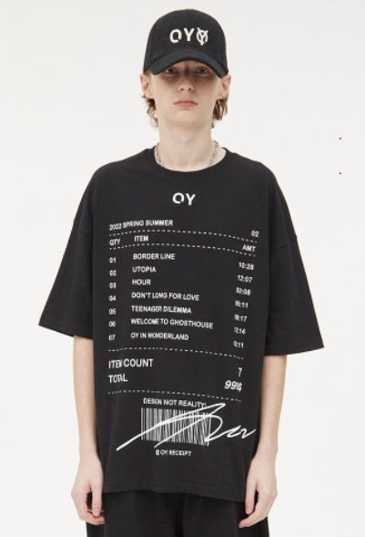 オーワイ(OY) BILL LOGO T-BLACK