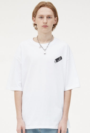 オーワイ(OY)  LIGHTER LOGO T-WHITE