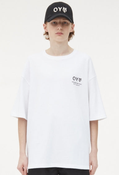 オーワイ(OY) OY SLOGAN LOGO T-WHITE