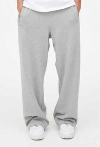 オーワイ(OY) SIDE ONETUCK WIDE SWEAT PANTS-GREY
