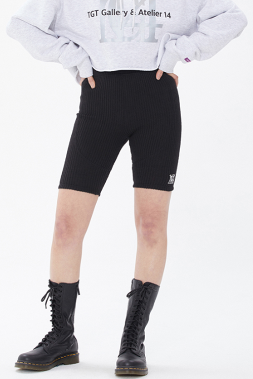 TARGETTO(ターゲット) RIBBED BIKE SHORTS_BLACK