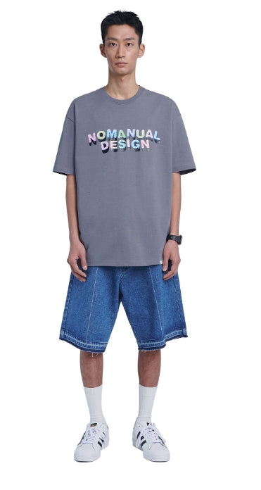 NOMANUAL(ノーマニュアル) CEREAL T-SHIRT - DARK GRAY