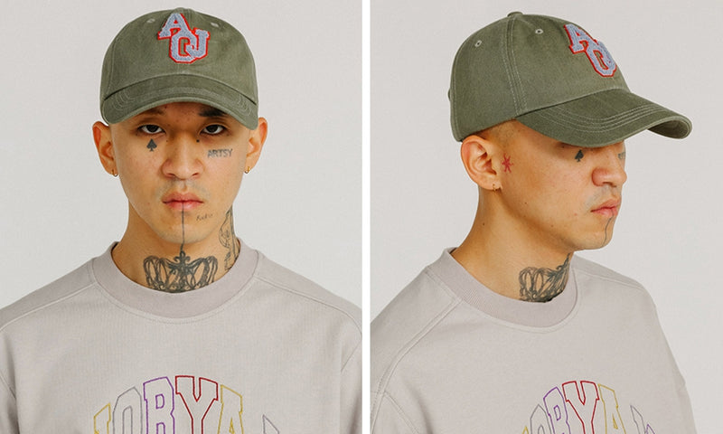 アジョバイアジョ(AJOBYAJO) Boucle Applique Logo Cap [Khaki]