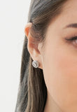 BLACKPURPLE (ブラックパープル) Fairy Eye Point Earrings-Silver