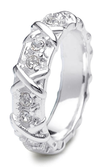 BLACKPURPLE (ブラックパープル) Surgical X-rated White Silver Ring