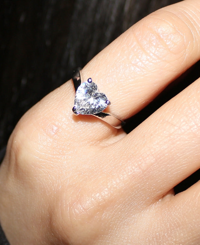 BLACKPURPLE (ブラックパープル) cutie heart ring