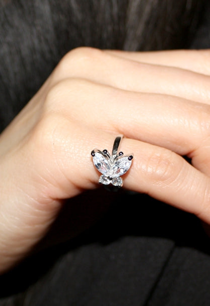 BLACKPURPLE (ブラックパープル) cutie butterfly ring