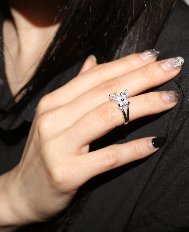 BLACKPURPLE (ブラックパープル) cutie butterfly ring