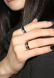 BLACKPURPLE (ブラックパープル) silver stone ring