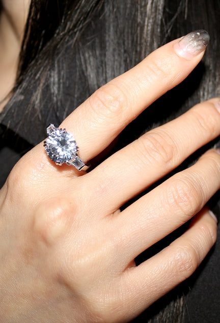 BLACKPURPLE (ブラックパープル) Flower cubic Ring