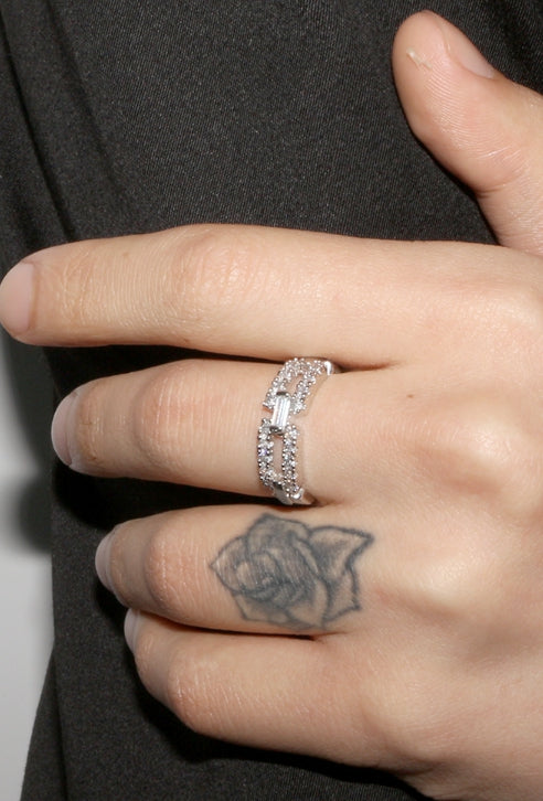 BLACKPURPLE (ブラックパープル) 	Connect cubic ring