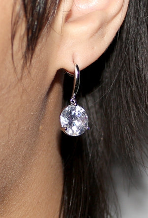 BLACKPURPLE (ブラックパープル) dropping tear earring