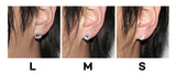 BLACKPURPLE (ブラックパープル) Delight crystal Earrings