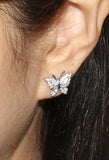 BLACKPURPLE (ブラックパープル) Delight butterfly Earrings