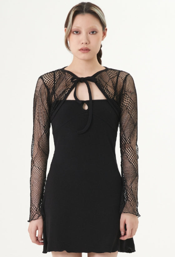 curetty (キュリティー)  C MESH BOLERO SET-UP DRESS