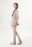 curetty (キュリティー) C V-NECK BASIC DRESS_BEIGE