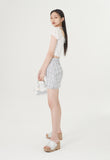 curetty (キュリティー) C LOGO TWEED MINI SKIRT_WHITE