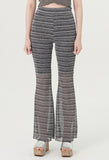 curetty (キュリティー) C STRIPE SEE-THROUGH PANTS_BLACK