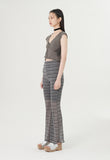 curetty (キュリティー) C STRIPE SEE-THROUGH PANTS_BLACK