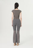 curetty (キュリティー) C STRIPE SEE-THROUGH PANTS_BLACK