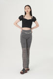 curetty (キュリティー) C STRIPE SEE-THROUGH PANTS_BLACK