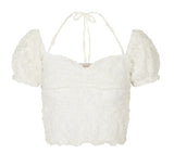 curetty (キュリティー) C LACE HALTER TOP_WHITE