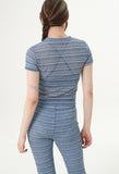 curetty (キュリティー) C STRIPE SEE-THROUGH T-SHIRT_BLUE