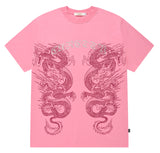 curetty (キュリティー) C DRAGON OVERSIZED T-SHIRT_PINK