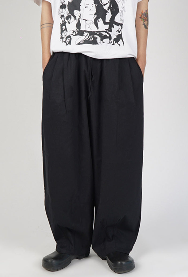 Crump (クランプ) TWO-TUCK WIDE BALLON COTTON PANTS (CP0190)