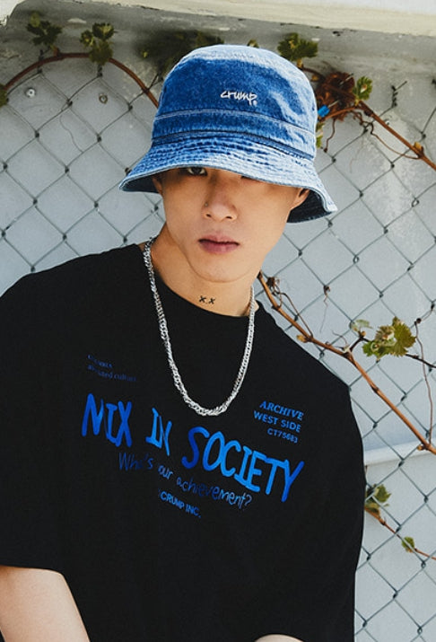 Crump (クランプ) WASHED DENIM BUCKET HAT (CA0040)