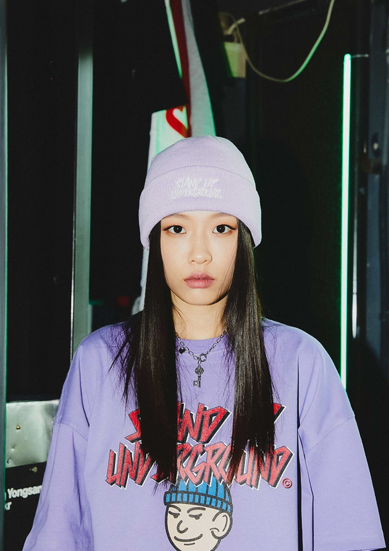 Crump (クランプ) STAND-UP SIGNATURE LOGO BEANIE (CA0041-1)