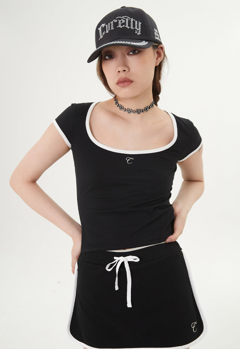 curetty (キュリティー) C RHINESTONE BALL CAP_BLACK