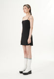 curetty (キュリティー) C RHINESTONE SLEEVELESS DRESS_BLACK