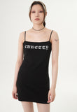 curetty (キュリティー) C RHINESTONE SLEEVELESS DRESS_BLACK